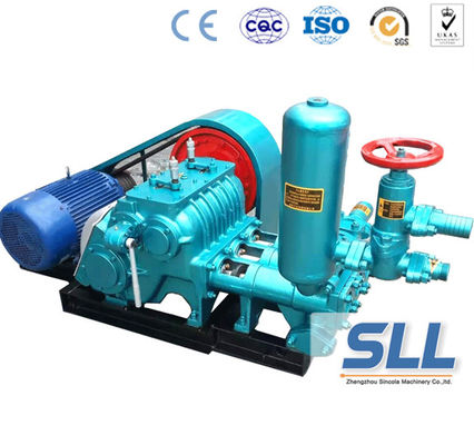 China Horizontale Ölplattform-konkrete Injektionspumpe, Triplex Kolben-elektrische Zement-Injektionspumpe SBW fournisseur