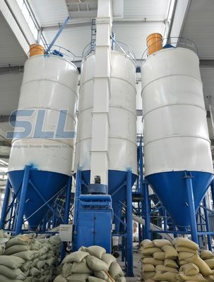 China leiten Stahl weggelaufene Speicher-Silo-elektrische Leistung des Zement-400T für Zement oder Pulver ab fournisseur